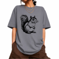 thumbnail image 1 of UNISHE Women's Farmhouse Love Graphic Vintage Washed T-Shirt Short Sleeve Oversized Creative Design Tee, 1 of 6