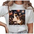 thumbnail image 1 of UNISHE Women's Funny Goose Graphic Tee Sassy Animal Meme Shirt Short Sleeve Crew Neck Top, 1 of 6