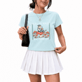 thumbnail image 1 of UNISHE Women's Gothic Frog Mushroom Graphic Short Sleeve T-Shirt Crewneck Regular Fit Dark Aesthetic Summer Top Casual Cotton Tee, 1 of 5