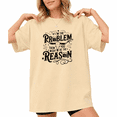 thumbnail image 1 of UNISHE Women's Longhorn Skull Sassy Western Cowgirl Quote Graphic Short Sleeve T-shirt Relaxed Fit, 1 of 6