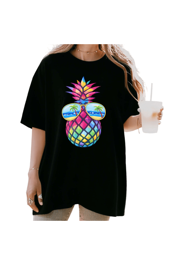 Women's "Loves Jesus and America Too" Patriotic Christian Graphic Short Sleeve T-Shirt Casual Cotton Crewneck Top