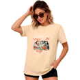 thumbnail image 1 of UNISHE Women's Salem Witch Halloween Reader Humor Graphic Tee Retro Distressed Bookish Festive Short Sleeve Top, 1 of 6