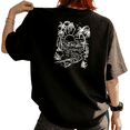thumbnail image 1 of UNISHE Women's Tropical Sunset Palm Tree Sketch Graphic Short Sleeve T-Shirt Breathable Cotton Crewneck Top, 1 of 5