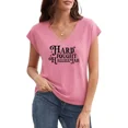 thumbnail image 1 of UNISHE Womens Inspirational T-Shirts Bible Verse Printed V Neck Tank Top Loose Fit Christian Faith Gift Tee Rose Res, S, 1 of 6