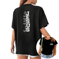 thumbnail image 1 of UNISHE Womens Vertical Jesus Print Faith Inspired Short Sleeve T-Shirt S-5XL Black Tops, 1 of 5