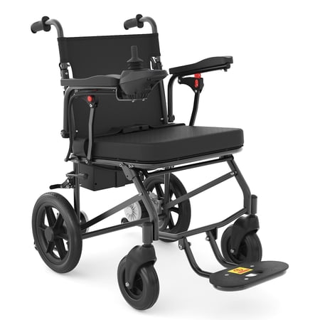 UNISOAR Electric Wheelchairs for Adults, 20-Mile Range Lightweight Foldable Motorized Wheelchairs
