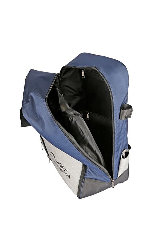 UNISTRENGH - Equestrian Backpack with Helmet Holder for Horse Riding, One Bag with Multiple Compartments Carry All Accessories