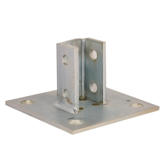 UNISTRUT Genuine P2072ASQ-EG 1-5/8" Square Mount Post Base Strut Mount for All 1-5/8" Single Strut Channel