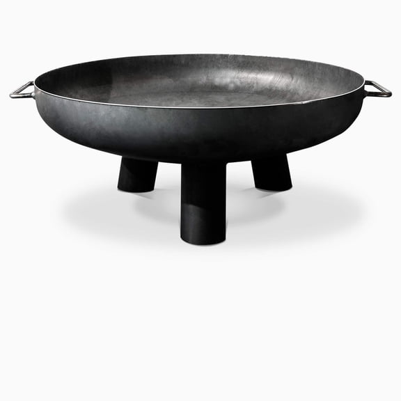 UNITED FIRE - Fire Pit "The Yellowstone 39" – Outdoor Fire Bowl, Steel Firepit for Patio, Backyard & Garden