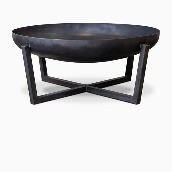 UNITED FIRE - Fire Pit "The Redwood 31.5" – Outdoor Fire Bowl, Steel Firepit for Patio, Backyard & Garden