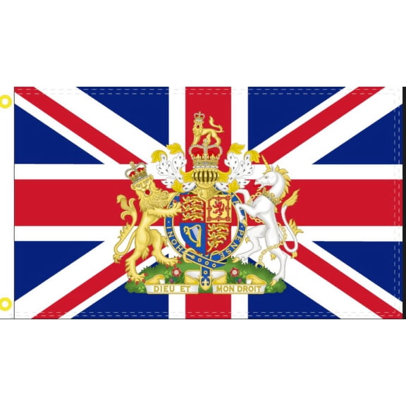 UNITED KINGDOM BRITISH ROYAL FAMILY UK CREST ENGLAND USA 3X5 COLLECTOR FLAG 007