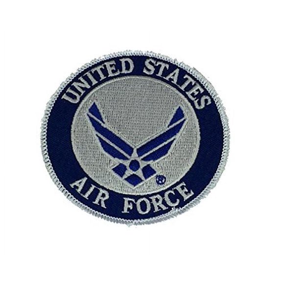 UNITED STATES AIR FORCE LOGO Patch - Blue/White - Veteran Owned Business.