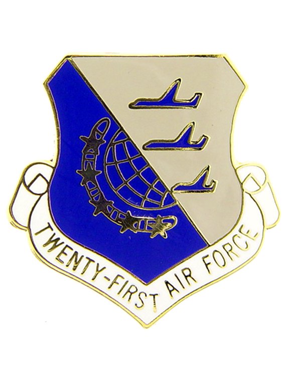 UNITED STATES AIR FORCE TWENTY - FIRST BATTALION PIN, American Patriotic Original Artwork, Expertly Designed PIN - 1"