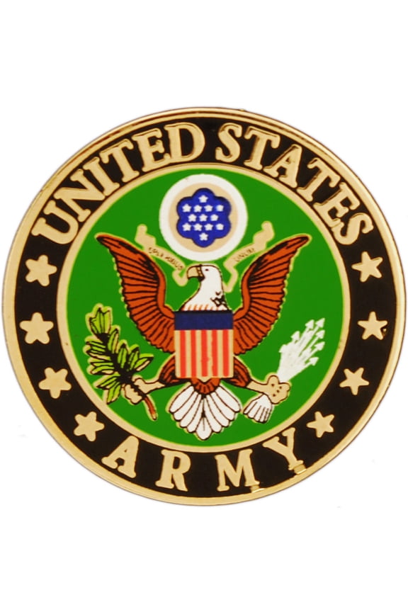 UNITED STATES ARMY SYMBOL D REG - Original Artwork, Expertly Designed PIN - 1"