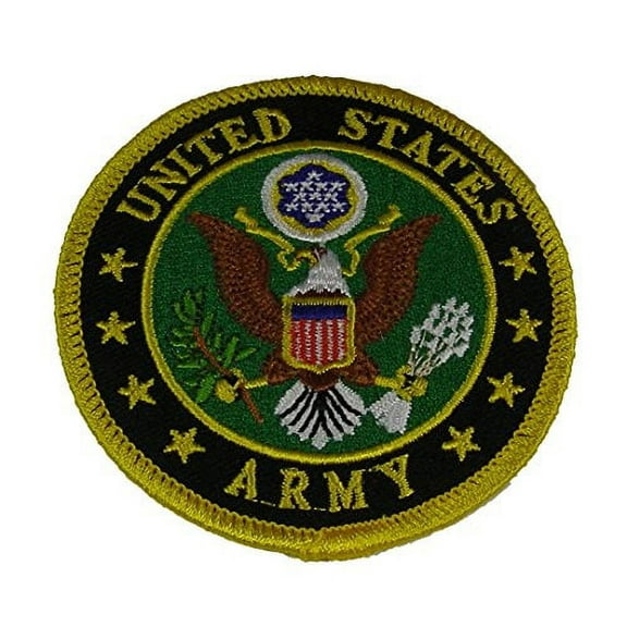 UNITED STATES ARMY WITH STARS 3" ROUND PATCH - Color - Veteran Owned Business.