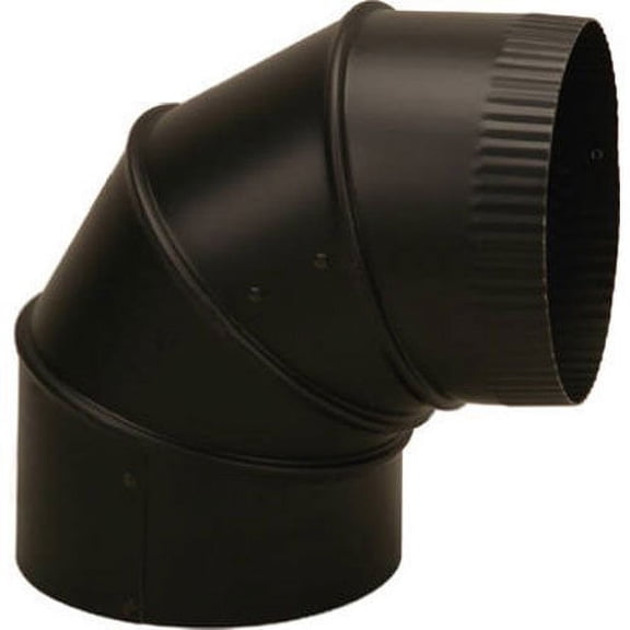 US Hardware Adjustable Elbow BM0014 - 6 Inch, Black