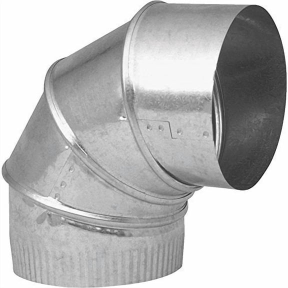 US Hardware Adjustable Furnace Elbow GV0302-C - 8 Inch HVAC Elbow - Pack Of 1, Silver