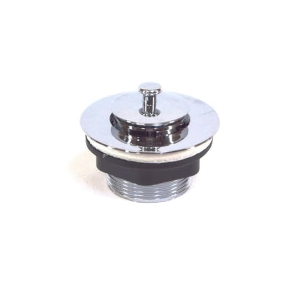 UNITED STATES HDW P105C Finish Chrome Mobile Home Bath Tub Strainer Assembly with Pop Stop Plastic