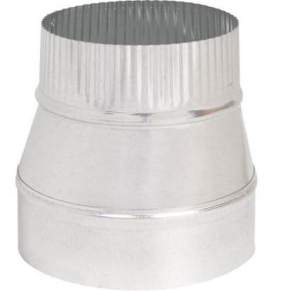 US Hardware Galvanized Taper Reducer - Durable, Stainless Steel - 7" x 6", Red