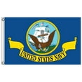 thumbnail image 1 of UNITED STATES NAVY FLAG - Sun Resistant Waterproof USA American Patriotic USN Biker Flag - 3 ft x 5 ft, 1 of 1