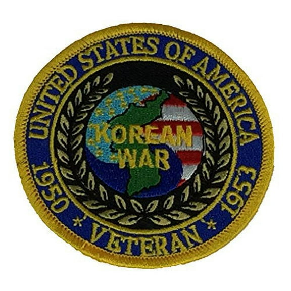 UNITED STATES OF AMERICA KOREAN WAR VETERAN 1950 - 1953 PATCH - COLOR - Veteran Owned Business