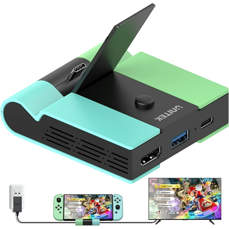UNITEK Switch Docking Station, Mini Portable Switch Dock for TV