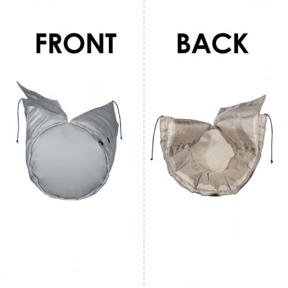 UNITHERM IH0812 8" x 8" L Fiberglass Insulated End Pipe Jacket 3" Wall