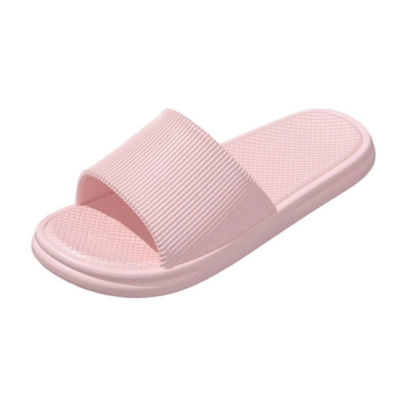Xugsiok Shower Slippers for Women Spring Summer Fashionable Casual Eva Non Home Wear Outdoor Bathroom Washable Wear Bath Slippers