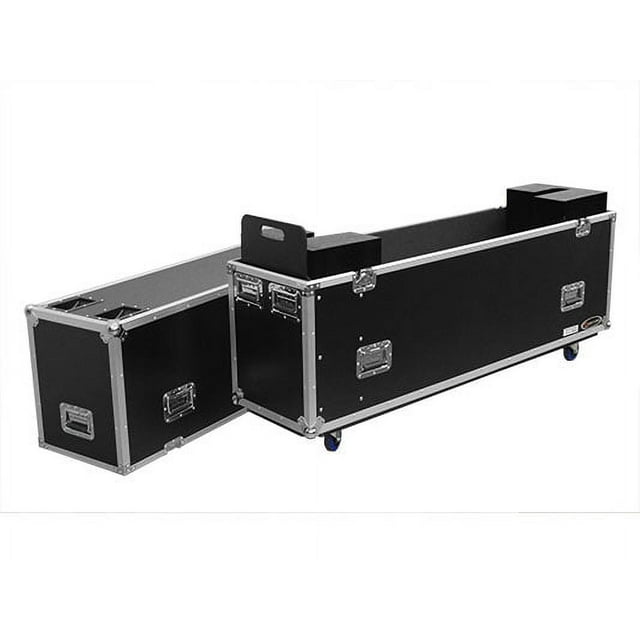 UNIVERSAL 65" FLAT SCREEN MONITOR CASE WITH WHEELS