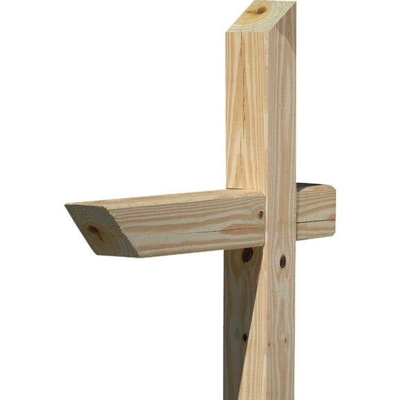 MAILBOX POST SYP WOOD 6' (Pack of 1)