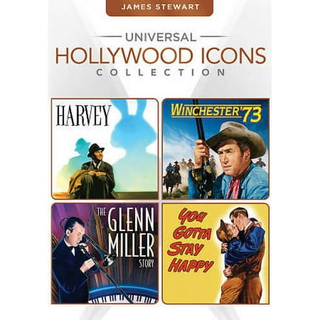 UNIVERSAL HOLLYWOOD ICONS COLLECTION: JAMES STEWART (HARVEY / WINCHESTER '73 / THE GLENN MILLER STORY / YOU GOTTA STAY HAPPY)