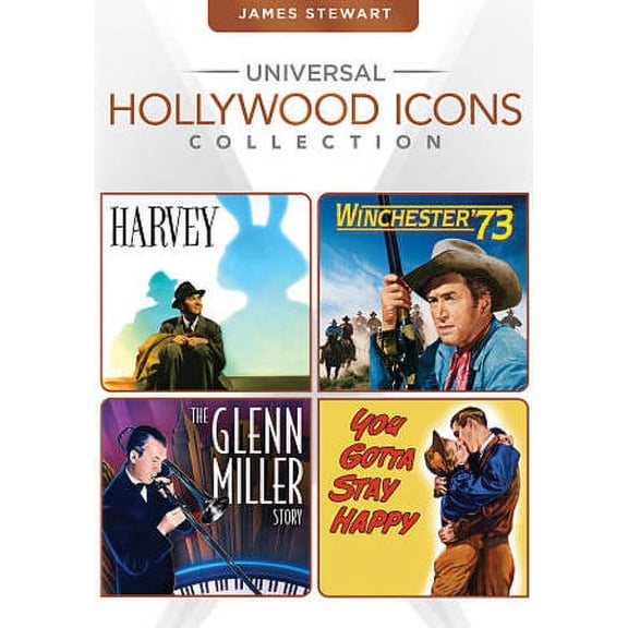 UNIVERSAL HOLLYWOOD ICONS COLLECTION: JAMES STEWART (HARVEY / WINCHESTER '73 / THE GLENN MILLER STORY / YOU GOTTA STAY HAPPY)
