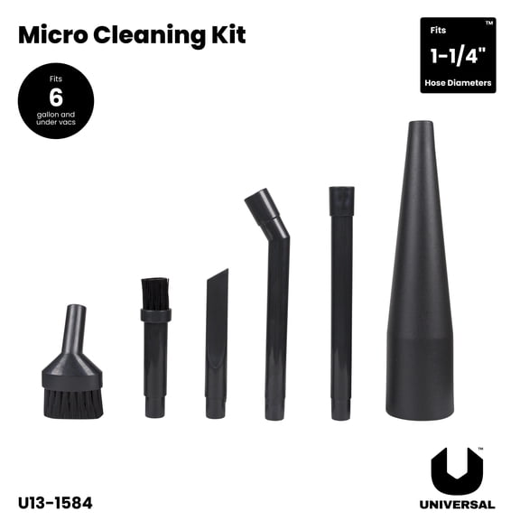 Universal Micro Cleaning Kit for Wet/Dry Vacuum