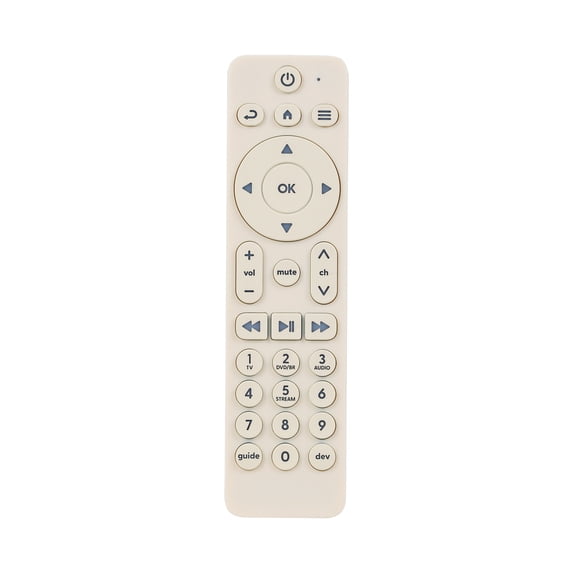 Incipio Universal TV Remote Control with Bright Colors – Easy-to-Find, User-Friendly Design, Compatible with Most TV Brands & Streaming Devices