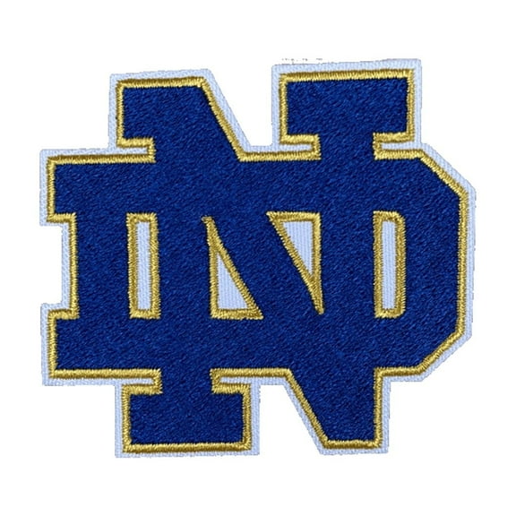 UNIVERSITY OF NOTRE DAME FIGHTING IRISH FOOTBALL EMBROIDERED IRON ON PATCH