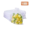 thumbnail image 1 of UNIWELL 100Pcs Organza Gift Bags 5x7" - Drawstring Mesh Pouches for Wedding Favors, Party, Jewelry, and Candy Packaging White, 1 of 8