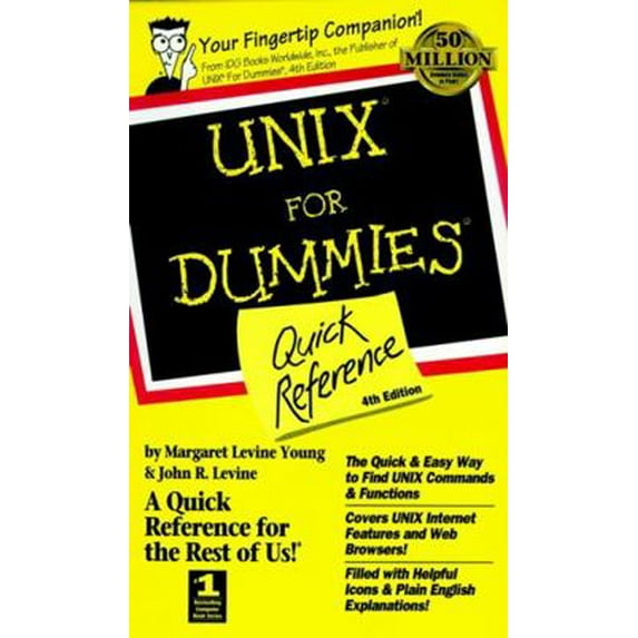 Pre-Owned UNIX For Dummies Quick Reference 4e (Paperback) 0764504207 9780764504204