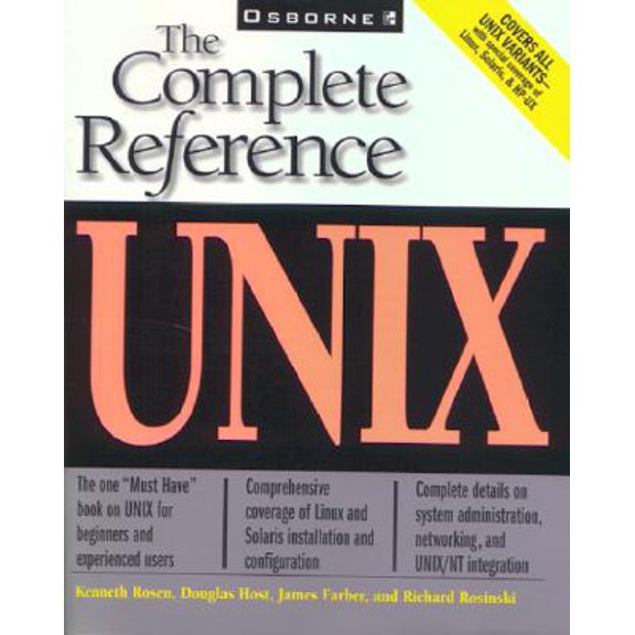 Pre-Owned UNIX: The Complete Reference Paperback