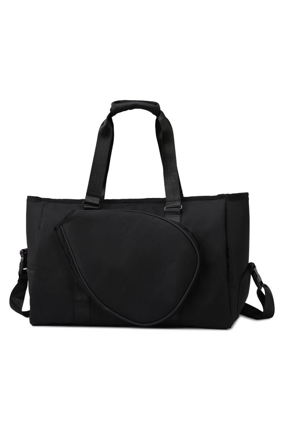 Badminton Sports Duffel Bag,with Separate Shoe Compartment and Racket Pocket,Adjustable Strap Ideal for Gym Badminton Travel and Daily Use