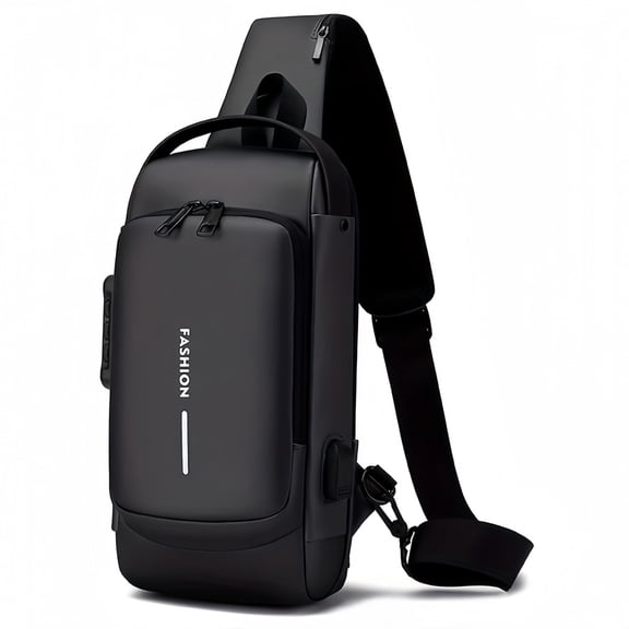 UNIXINU Sling Bag For Women | Anti Theft Crossbody Bags For Women & Men - Travel Hiking Purse Chest Bag Daypack – Black