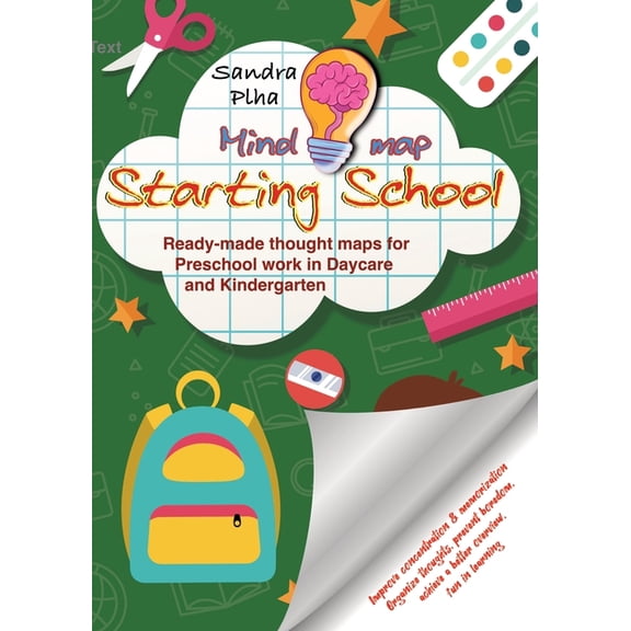 KitaFix-Mindmap Starting School (Ready-made thought maps for Preschool work in Daycare and Kindergarten): Improve concen, (Paperback)