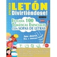 thumbnail image 1 of Aprender LetÃ³n DivirtiÃ©ndose! - Para Adultos: FÃ¡cil a Avanzado - Estudia 100 TemÃ¡ticas Esenciales Con Sopas de Letras - , (Paperback), 1 of 1