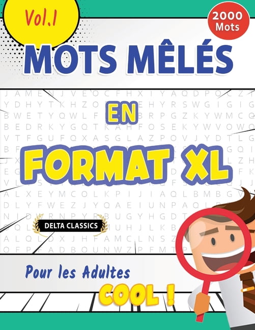 Mots MÃªlÃ©s En Format XL Pour Les Adultes - Cool ! Vol.1 - Delta Classics, (Paperback)