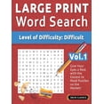 thumbnail image 1 of Large Print Word Search - Level of Difficulty: Hard - Vol.1 - Delta Classics - Give Your Eyes a Rest with the Easiest to, (Paperback), 1 of 1