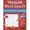thumbnail image 1 of Tagalog Word Search - Level of Difficulty: Medium - Vol.1 - Delta Classics - Give Your Eyes a Rest with the Easiest to R, (Paperback), 1 of 1