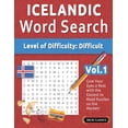 thumbnail image 1 of Icelandic Word Search - Level of Difficulty: Hard - Vol.1 - Delta Classics - Give Your Eyes a Rest with the Easiest to R, (Paperback), 1 of 1