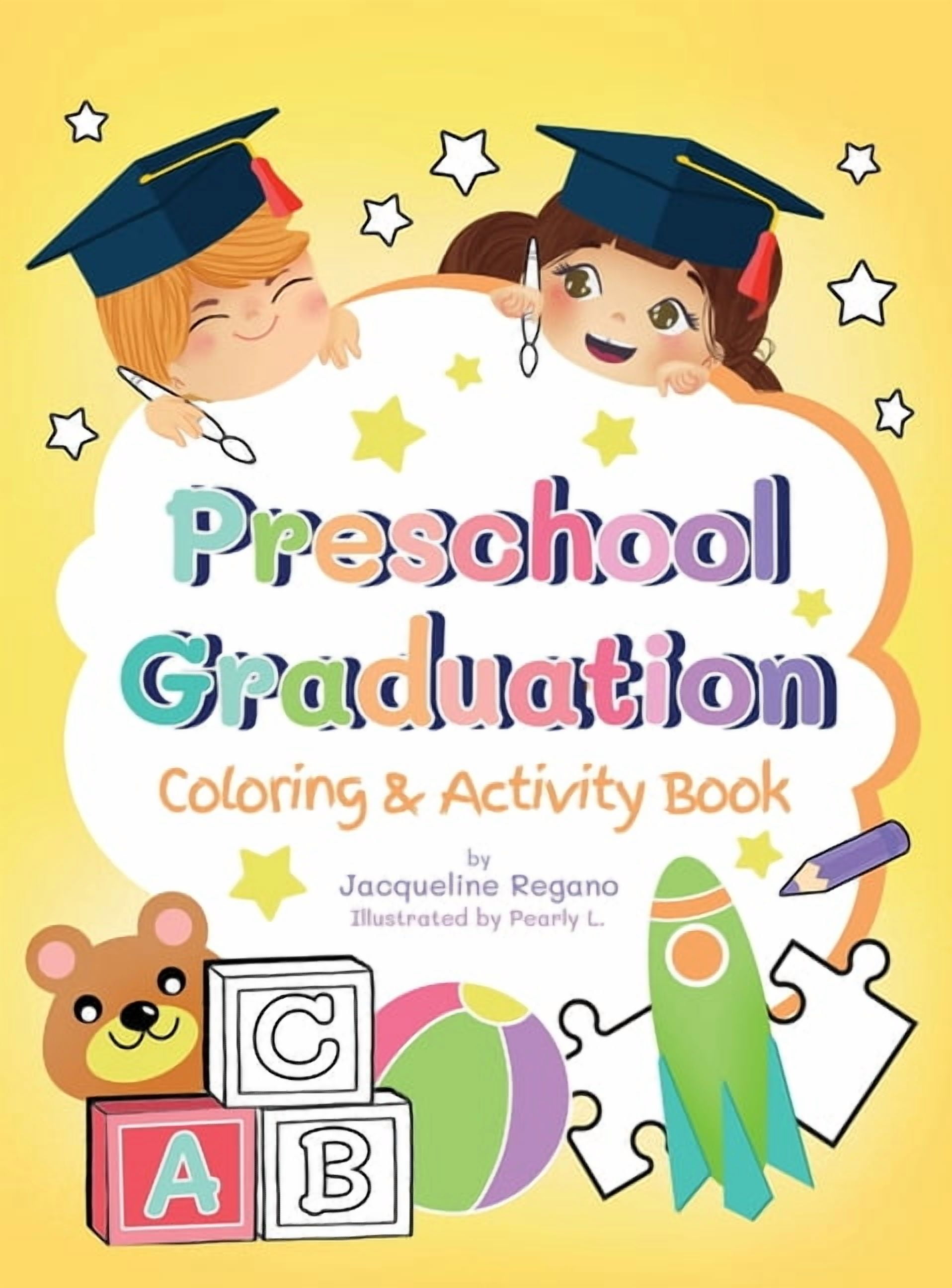 Preschool Graduation Coloring & Activity Book, (Hardcover)