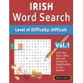 thumbnail image 1 of Irish Word Search - Level of Difficulty: Hard - Vol.1 - Delta Classics - Give Your Eyes a Rest with the Easiest to Read , (Paperback), 1 of 1