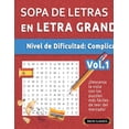 thumbnail image 1 of Sopa de Letras En EspaÃ±ol - Nivel de Dificultad: DifÃ­cil - Vol.1 - Delta Classics - Â¡Descansa La Vista Con Los Puzzles M, (Paperback), 1 of 1