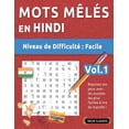 thumbnail image 1 of Mots MÃªlÃ©s En Hindi - Niveau de DifficultÃ©: Facile - Vol.1 - Reposez Vos Yeux Avec Les Puzzles Les Plus Faciles Ã Lire D, (Paperback), 1 of 1